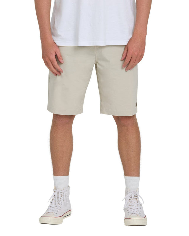 BILLABONG Crossfire Submersible 21" Hybrid Shorts Oatmeal Men's Hybrid Shorts Billabong 