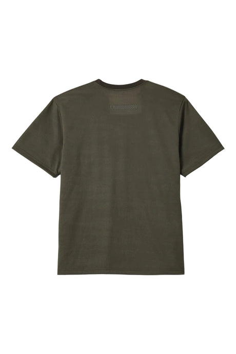 BRIXTON Journey Short Sleeve Pocket T-Shirt Olive Tiger Camo Men's Short Sleeve T-Shirts Brixton 