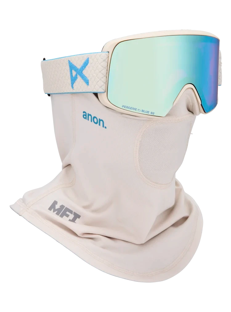 ANON M6S Oat - Perceive Variable Blue + Perceive Cloudy Pink + Facemask Snow Goggle Snow Goggles Anon 