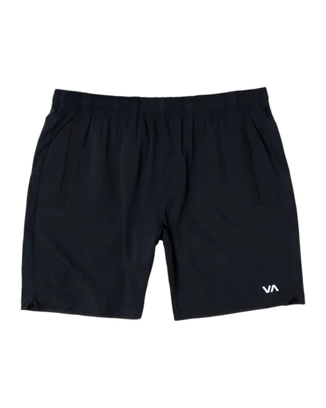 RVCA Yogger Stretch Athletic Shorts Black Men's Walkshorts RVCA 