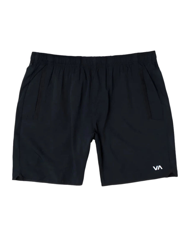 RVCA Yogger Stretch Athletic Shorts Black Men's Walkshorts RVCA 