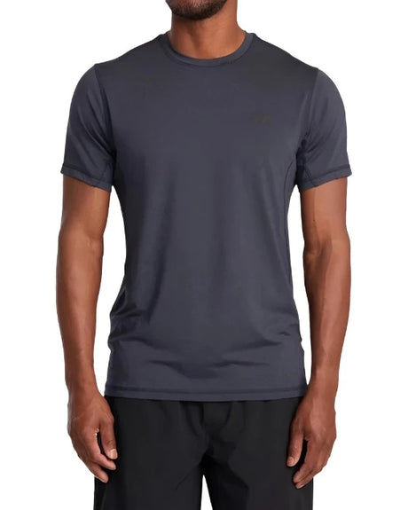 RVCA Sport Vent Performance T-Shirt Navy Heather Men's Short Sleeve T-Shirts RVCA 