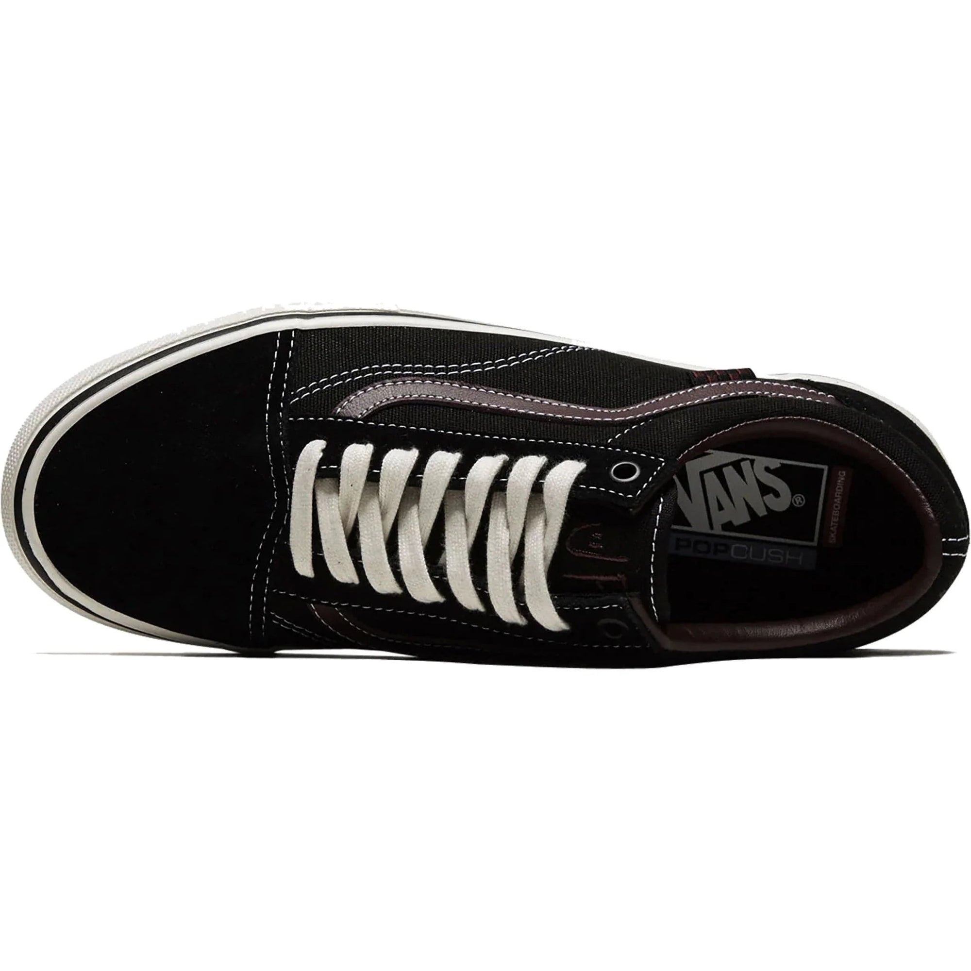 VANS Jill Perkins Skate Old Skool Shoes Black/Burgundy Men's Skate Shoes Vans 
