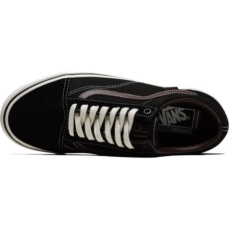 VANS Women's Jill Perkins Skate Old Skool Shoes Black/Burgundy Women's Skate Shoes Vans 