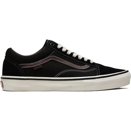 VANS Women's Jill Perkins Skate Old Skool Shoes Black/Burgundy Women's Skate Shoes Vans 
