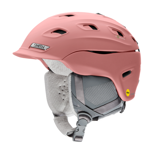 SMITH Women's Vantage MIPS Snow Helmet Matte Chalk Rose Women's Snow Helmets Smith 