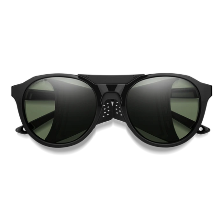 SMITH Venture Black - ChromaPop Grey Green Polarized Sunglasses Sunglasses Smith 