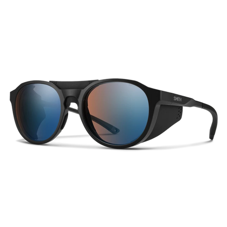 SMITH Venture Matte Black - ChromaPop Glacier Photochromic Copper Mirror Sunglasses Sunglasses Smith 