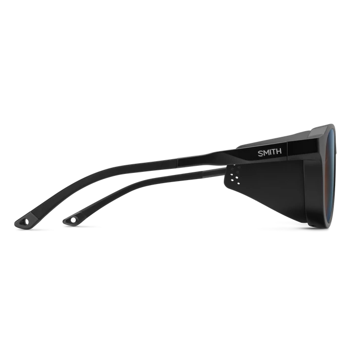 SMITH Venture Matte Black - ChromaPop Glacier Photochromic Copper Mirror Sunglasses Sunglasses Smith 