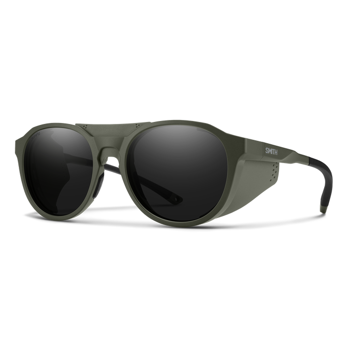 SMITH Venture Matte Moss - ChromaPop Black Polarized Sunglasses Sunglasses Smith 