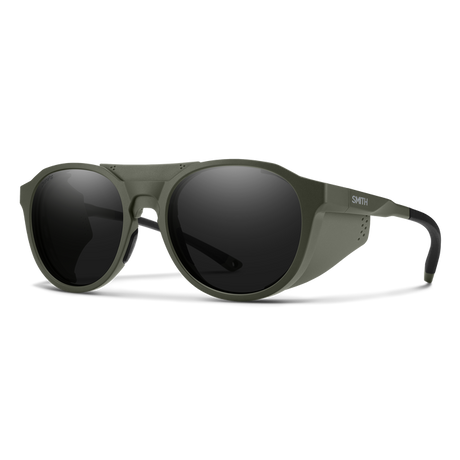 SMITH Venture Matte Moss - ChromaPop Black Polarized Sunglasses Sunglasses Smith 