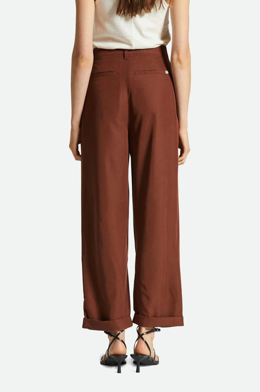 BRIXTON Women's Victory Trouser Pant Sepia Women's Pants Brixton 