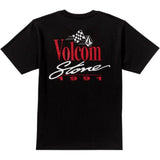 VOLCOM Speed Snake Pocket T-Shirt Black Men's Short Sleeve T-Shirts Volcom 
