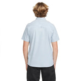VOLCOM Everett Oxford Short Sleeve Button Up Wrecked Indigo Men's Short Sleeve Button Up Shirts Volcom 