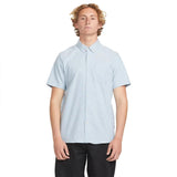 VOLCOM Everett Oxford Short Sleeve Button Up Wrecked Indigo Men's Short Sleeve Button Up Shirts Volcom 