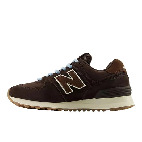 NEW BALANCE Women's 574 Shoes Black Coffee/Angora Women's Shoes New Balance 