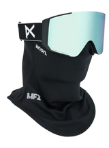 ANON Sync Black - Perceive Variable Blue + Perceive Cloudy Pink + MFI Face Mask Snow Goggle Snow Goggles Anon 