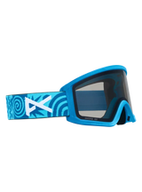 ANON Tracker 2.0 Island Blues - Smoke + Face MFI Face Mask Youth Snow Goggle Snow Goggles Anon 