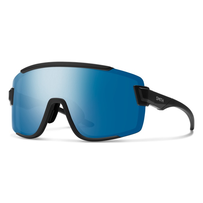 SMITH Wildcat Matte Black - Chromapop Polarized Blue Mirror Sunglasses Sunglasses Smith 