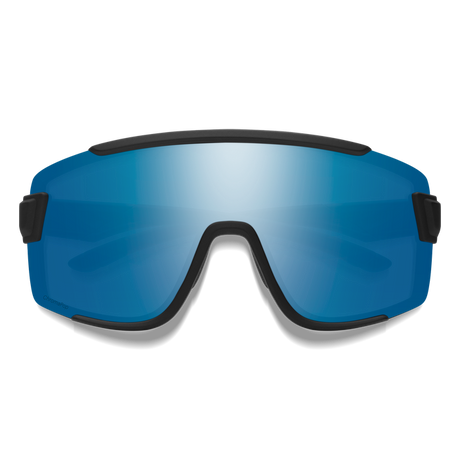 SMITH Wildcat Matte Black - Chromapop Polarized Blue Mirror Sunglasses Sunglasses Smith 