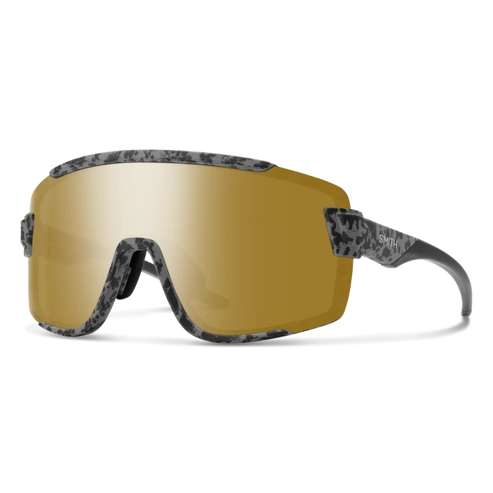 SMITH Wildcat Matte Grey Marble - ChromaPop Bronze Mirror Polarized Sunglasses Sunglasses Smith 