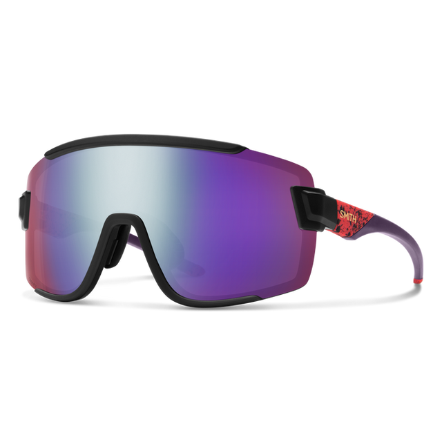 SMITH Wildcat Matte Wild Child - ChromaPop Violet Mirror Sunglasses Sunglasses Smith 
