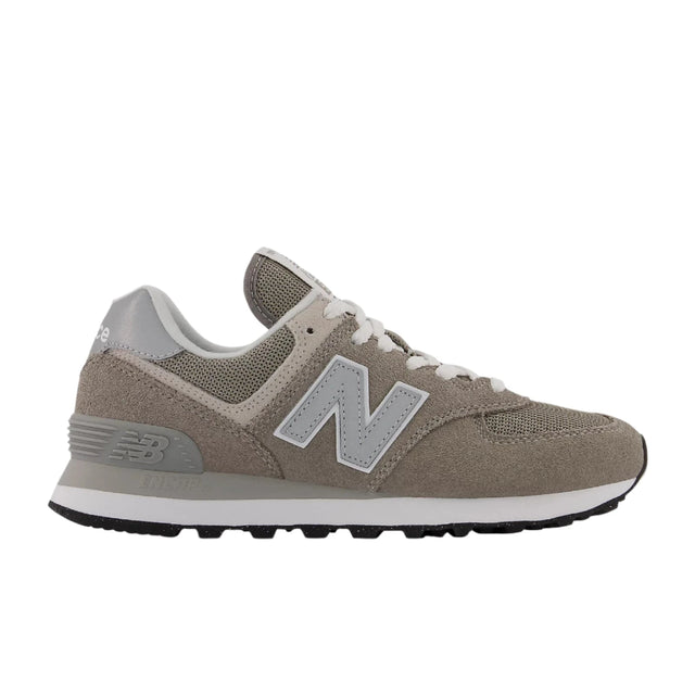 NEW BALANCE Women's 574 Core Shoes Grey/White Women's Skate Shoes New Balance 