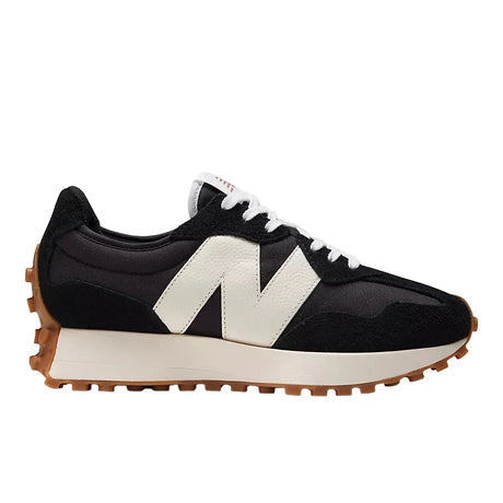 NEW BALANCE Women's 327 Shoes Black/NB 103 White/Mineral Red Women's Skate Shoes New Balance 