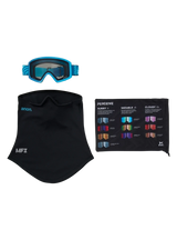 ANON Tracker 2.0 Island Blues - Smoke + Face MFI Face Mask Youth Snow Goggle Snow Goggles Anon 