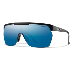 SMITH XC Matte Black Chromapop - Polarized Blue Mirror Sunglasses Sunglasses Smith 