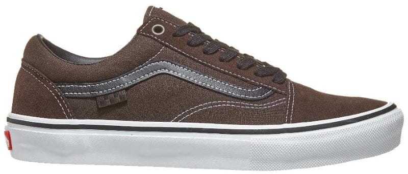 VANS Skate Old Skool Shoes Chocolate/White Men's Skate Shoes Vans 