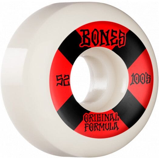 BONES 100's V5 Sidecuts 52mm Skateboard Wheels Skateboard Wheels Bones 
