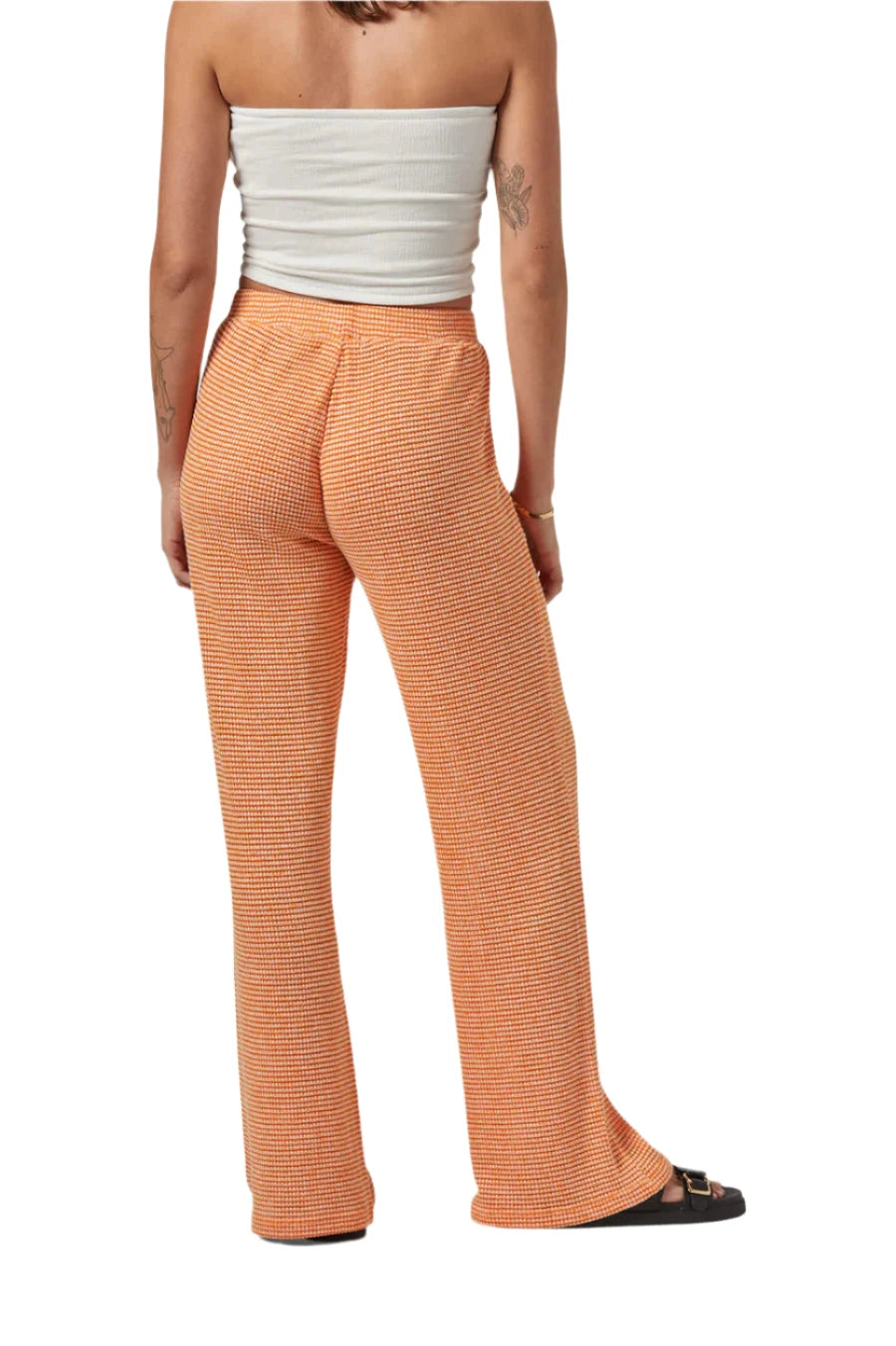 BRIXTON Women's Maude Mesh Lounge Pants Tangerine Women's Pants Brixton 