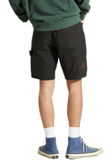 BRIXTON Builders Carpenter Short Washed Black Men's Walkshorts Brixton 
