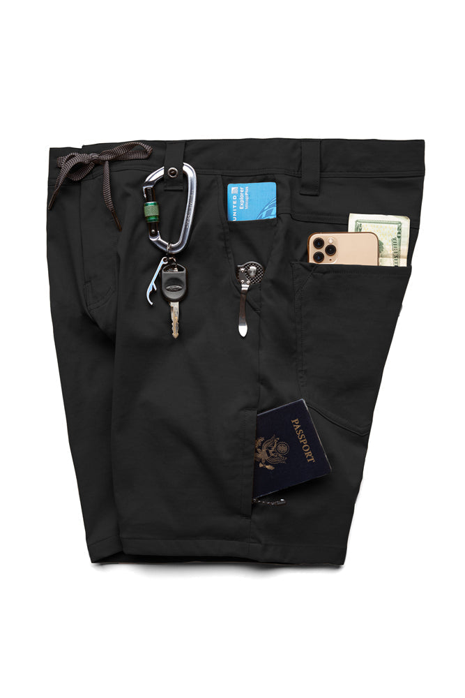 686 Everywhere Hybrid Shorts Black Men's Hybrid Shorts 686 