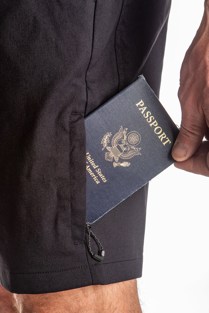 686 Everywhere Hybrid Shorts Black Men's Hybrid Shorts 686 