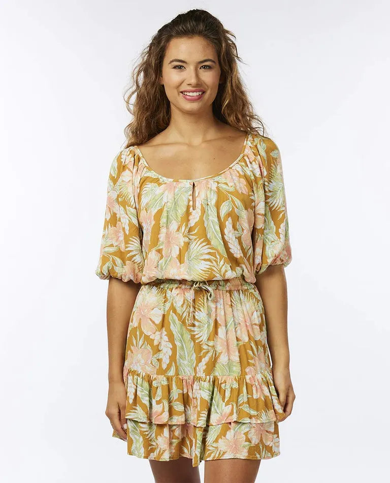 RIP CURL Women's Always Summer Top Gold Women's Blouses Rip Curl 