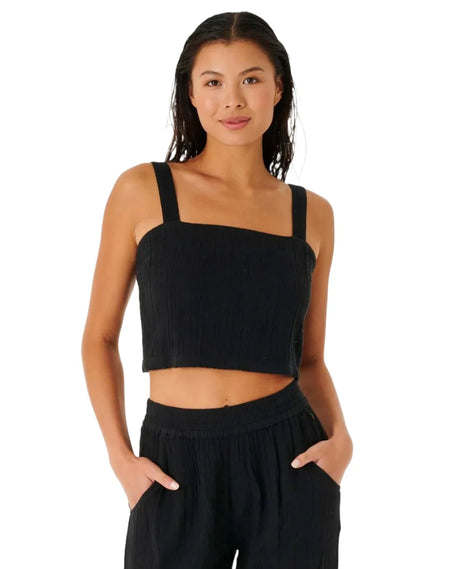 RIP CURL Premium Surf Top Women's Black Women's Tank Tops and Halter Tops Rip Curl 