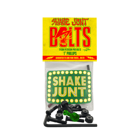 SHAKE JUNT Tyson Peterson 1" Philips Skateboard Hardware Skateboard Hardware Shake Junt 