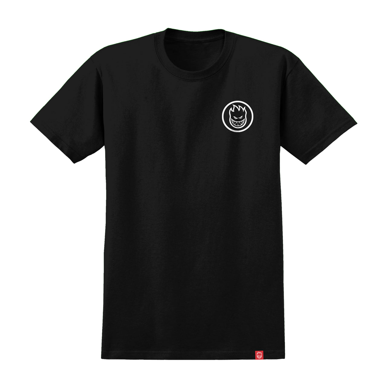 SPITFIRE Classic Swirl T-Shirt Black/White Prints Men's Short Sleeve T-Shirts Spitfire 