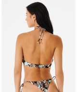 RIP CURL Women's Sun Dance Halter Bralette Bikini Top Black Women's Bikini Tops Rip Curl 