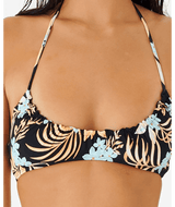 RIP CURL Women's Sun Dance Halter Bralette Bikini Top Black Women's Bikini Tops Rip Curl 