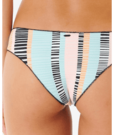 RIP CURL Women's Ripple Effect Cheeky Coverage Bikini Bottom Black Women's Bikini Bottoms Rip Curl 