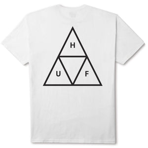 HUF Triple Triangle T-Shirt White MENS APPAREL - Men's Short Sleeve T-Shirts huf 
