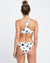RVCA Fading Petals Medium Bikini Bottom Womens WOMENS APPAREL - Women's Swimwear Bottoms RVCA WHITE S 