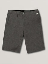 VOLCOM Frickin Surf N' Turf Static Hybrid Shorts Boys Charcoal Heather