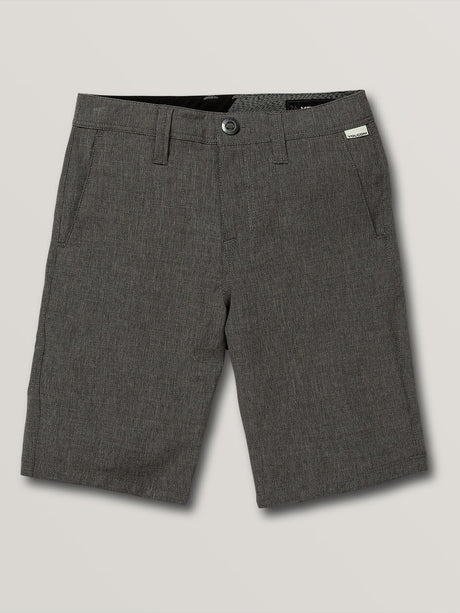 VOLCOM Frickin Surf N' Turf Static Hybrid Shorts Boys Charcoal Heather