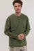 RHYTHM Vintage Terry Long Sleeve Henley Olive Men's Long Sleeve T-Shirts Rhythm 