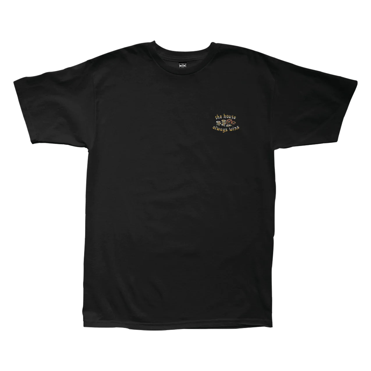 LOSER MACHINE Snake Eyes Saloon Stock T-Shirt Black Men's Short Sleeve T-Shirts Loser Machine 
