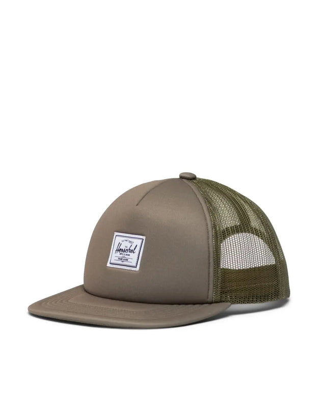 HERSCHEL Whaler Mesh Classic Hat Dried Herb Classic Label Men's Hats Herschel Supply Company 